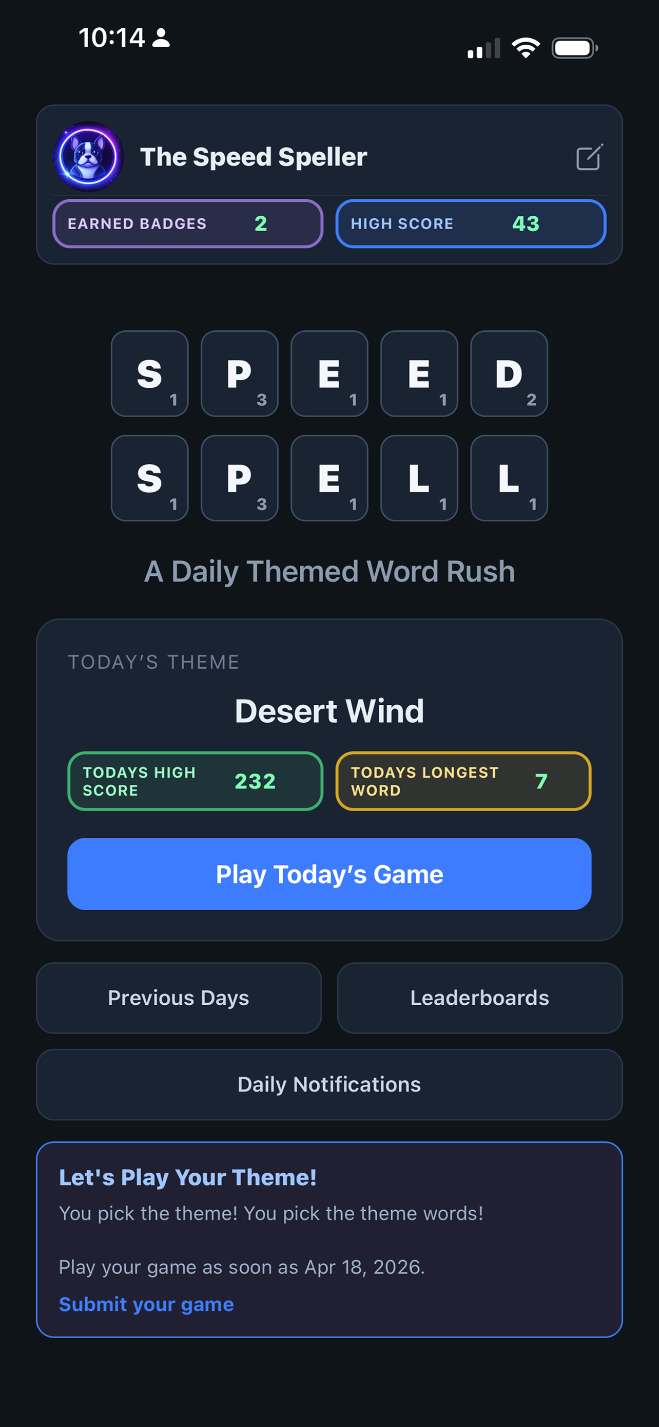 Speed Spell screenshot 1